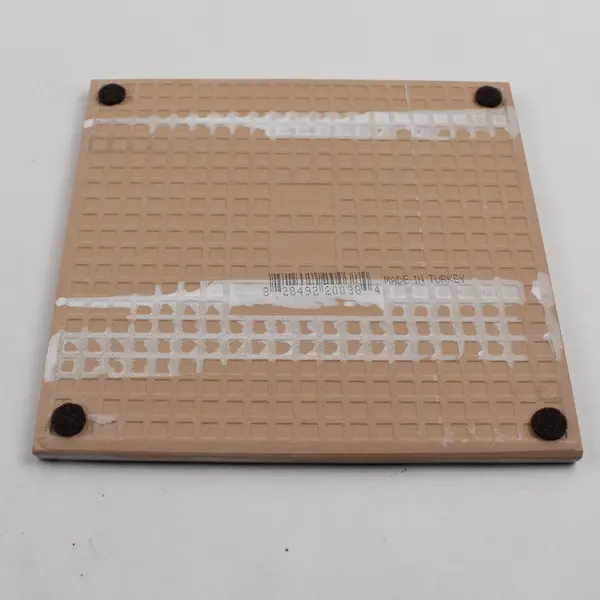 Grayscale Cave Art Decorative Ceramic Tile Trivet 6"