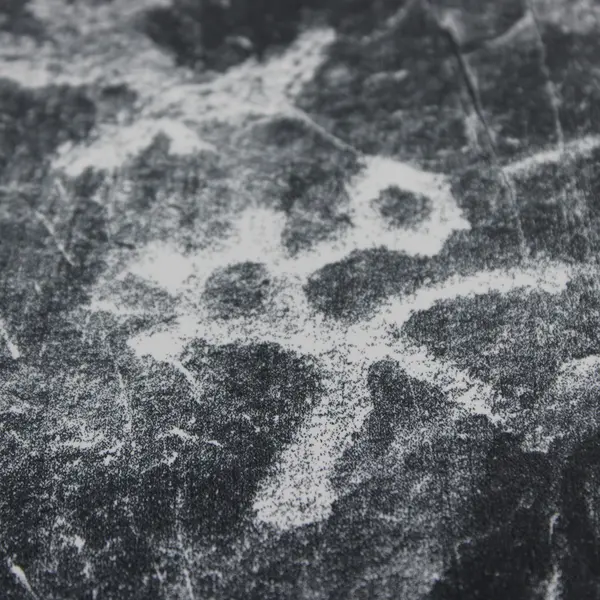 Grayscale Cave Art Decorative Ceramic Tile Trivet 6"