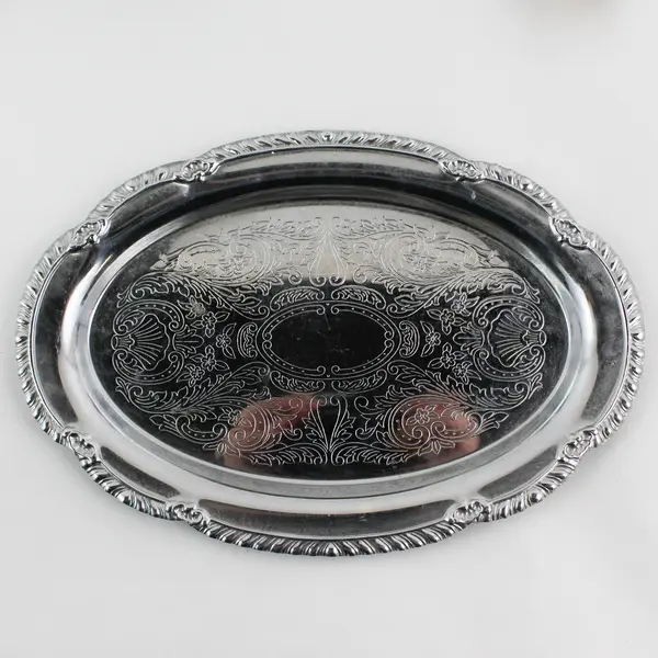 Set Of 5 Irvinware Chrome Metal Cream & Covered Sugar Set W/ Underplate & Spoon