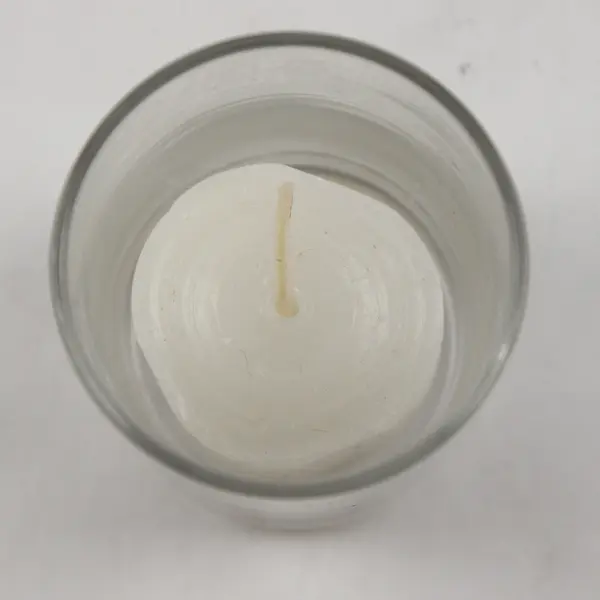 Vintage Libbey Cobalt Blue Santa Glass Candle Holder Votive 9in