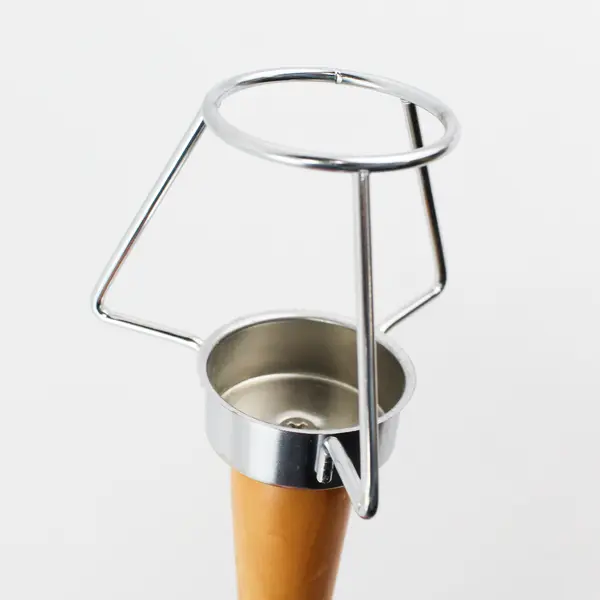 Unbranded Wood/Metal Mid-Century Modern Style Lamp Shaped Votive Candle Holder