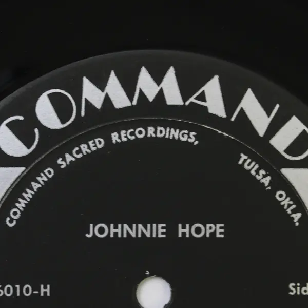 Johnnie Hope "Headin' Down the Trail" 12" Vinyl Record