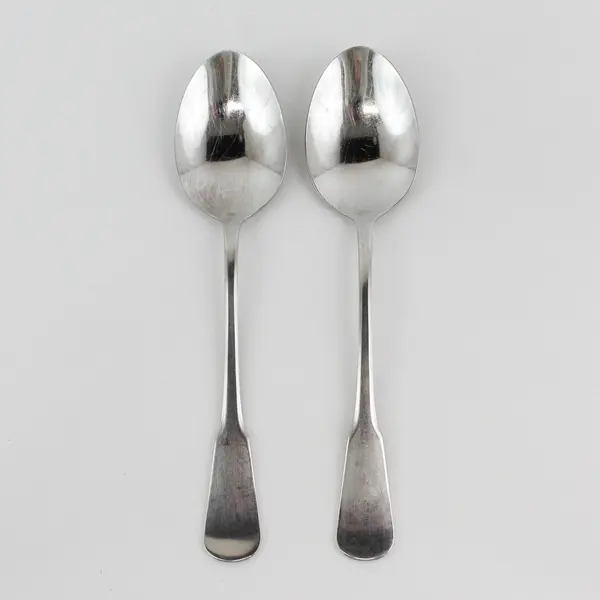 2 Oneida 18/8  Stainless 1973 Colonial Boston Serving Spoons 8.5” 