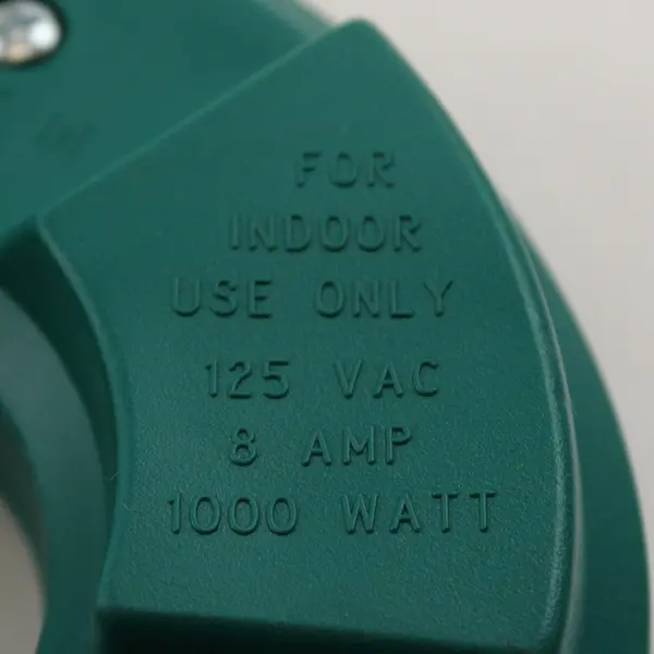 Christmas Tree Lighting Ring 5-Outlet 12ft Cord w/ Switch Flexible Green