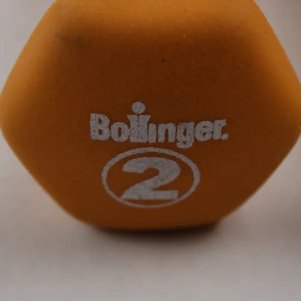 Set of 2 Bollinger Yellow Hand Weight Dumbbells 2 Lbs Each