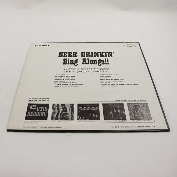  Beer Drinkin' Sing Alongs! 12" Vinyl Record