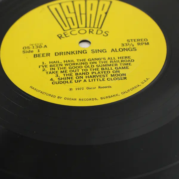 Beer Drinkin' Sing Along!! 12" Vinyl Record