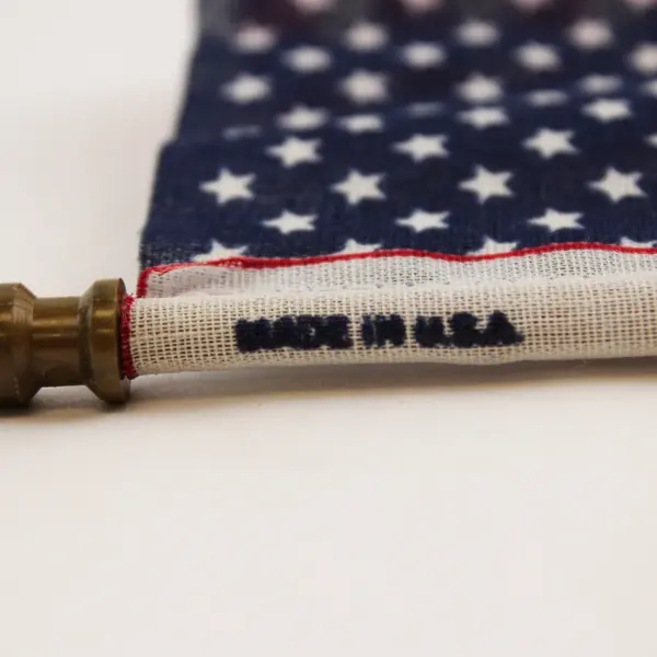 Lot of 9 Mini American Flags on Sticks - New Patriotic Parade Picks