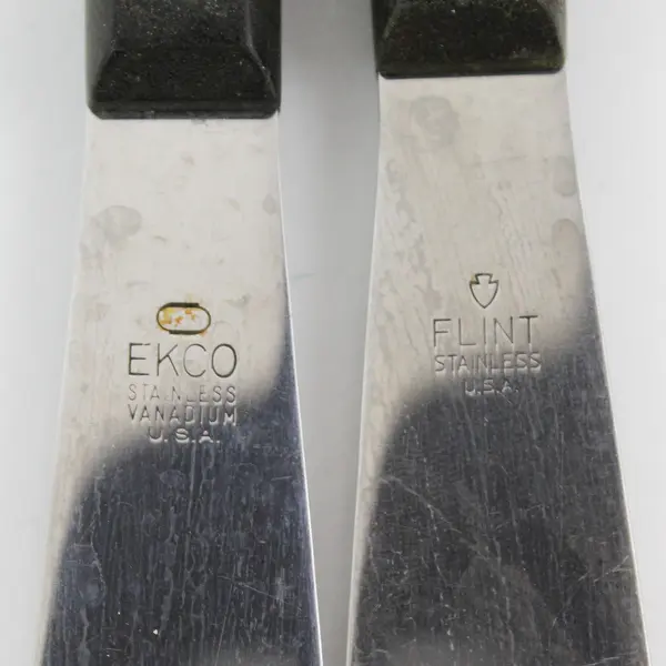 Flint And Ekco Stainless Steel Icing Spreaders With Wood Handles 12.5"