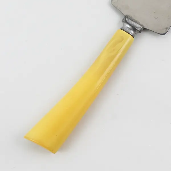 MCM  Burns MFG CO Serrated Stainless Bakelite Handle Pie & Cake Server