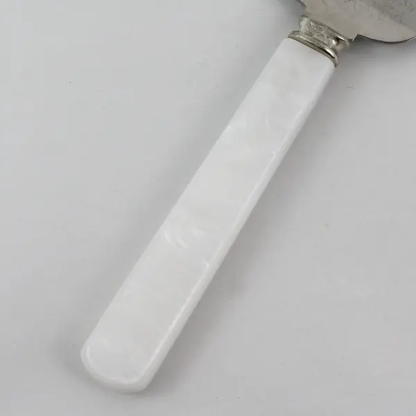 Sheffield Stainless Steel Serrated Pie Cake Slicer Mother Of Pearl Handle