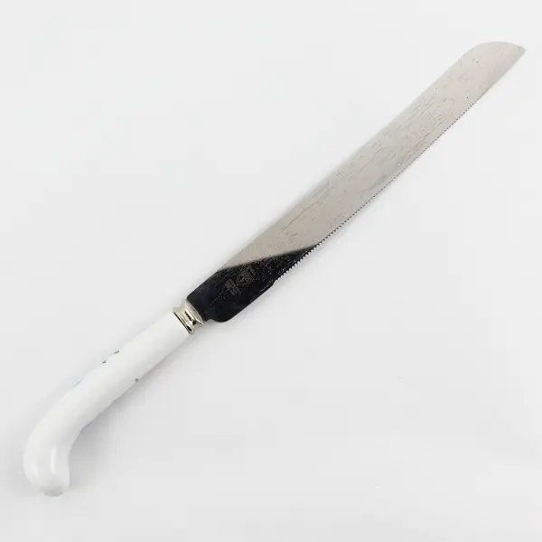 12" Prill Porcelain Pink Rose Stainless Steel Bread Knife Sheffield England