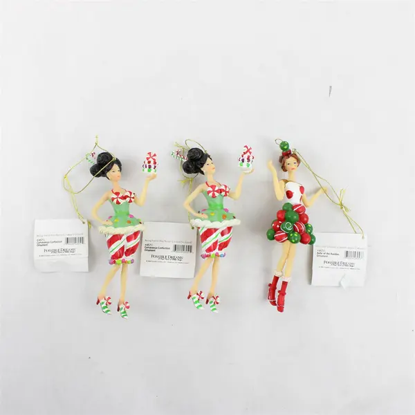 Lot of 3 Possible Dreams Ornaments - 2 Curvaceous Confection & Belle of Baubles