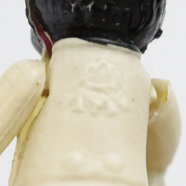 Vtg Miniature Plastic African American Doll  Man In Tux With Top Hat And Cane