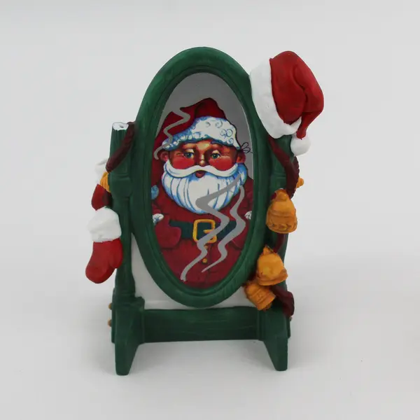 Dept. 56 Merry Makers Sheridan Thinks Santa (with Mirror) Retired 93975