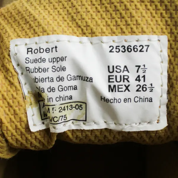 Coleman Boot Beige Suede Uppers Rubber Sole Insulated Work Boots Men's Size 7.5