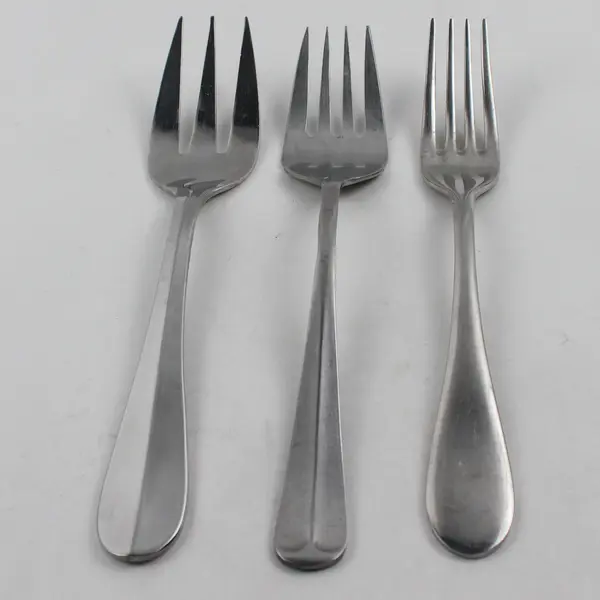 Mixed Lot of 12 Stainless Steel Forks Event Party Flatware