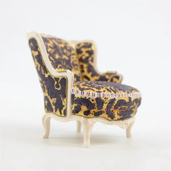 Raine 24030 Take a Seat Mrs Vanderbilt Miniature Chair 1:12 Dollhouse