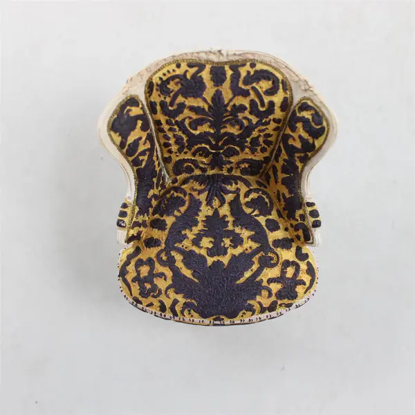 Raine 24030 Take a Seat Mrs Vanderbilt Miniature Chair 1:12 Dollhouse