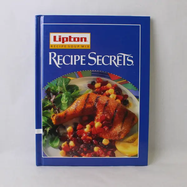 Lipton Recipe Soup Mix Recipe Secrets 1995 Hardcover Illustrated Good Condition