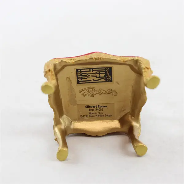Giltwood Rococo Miniature Chair 24008 Attributed Raine Dollhouse