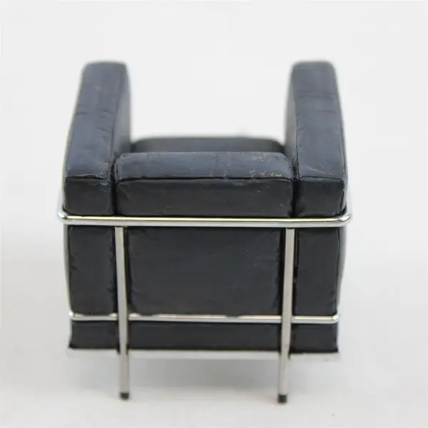 Take A Seat by Raine Chrome & Leather Miniature Chair 24024 Dollhouse