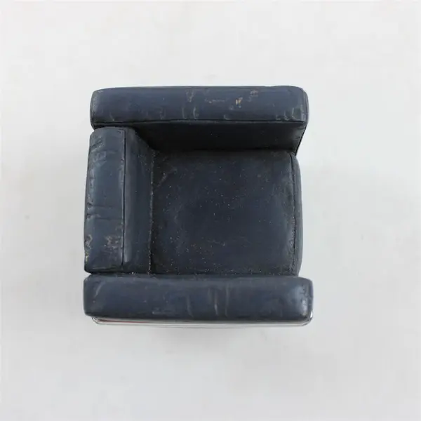 Take A Seat by Raine Chrome & Leather Miniature Chair 24024 Dollhouse