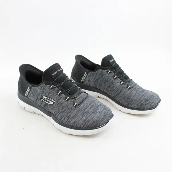 Skechers Women's Slip-On Black/Gray Air-Cooled Memory Foam Size 8.5