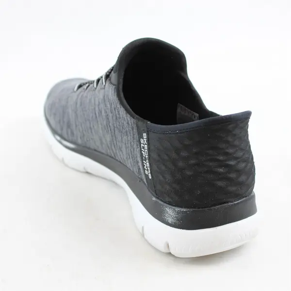 Skechers Women's Slip-On Black/Gray Air-Cooled Memory Foam Size 8.5