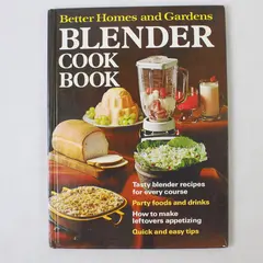 Vintage Better Homes and Gardens Blender Cook Book 1971 Hardcover Good
