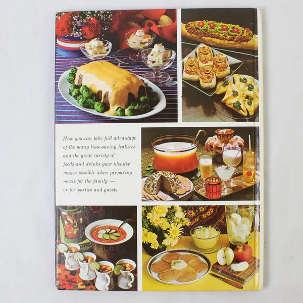 Vintage Better Homes and Gardens Blender Cook Book 1971 Hardcover Good