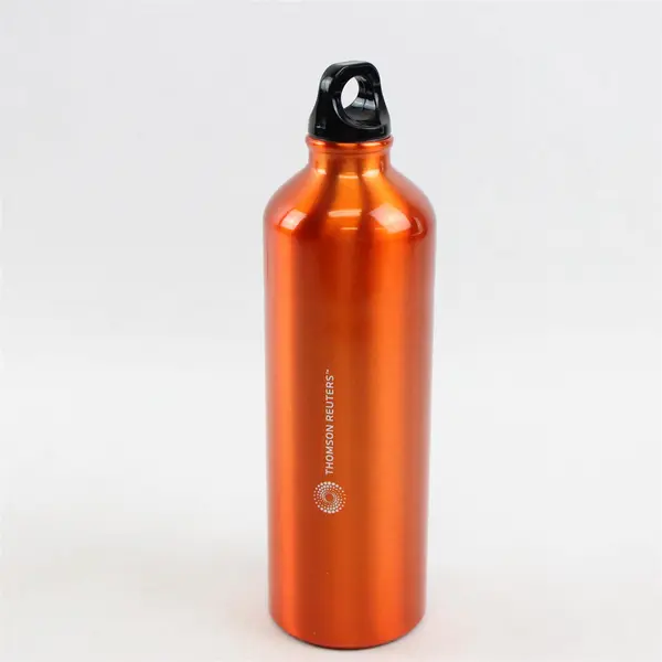 H2GO 24oz Aluminum Water Bottle I'm A Trailblazer Burnt Orange New
