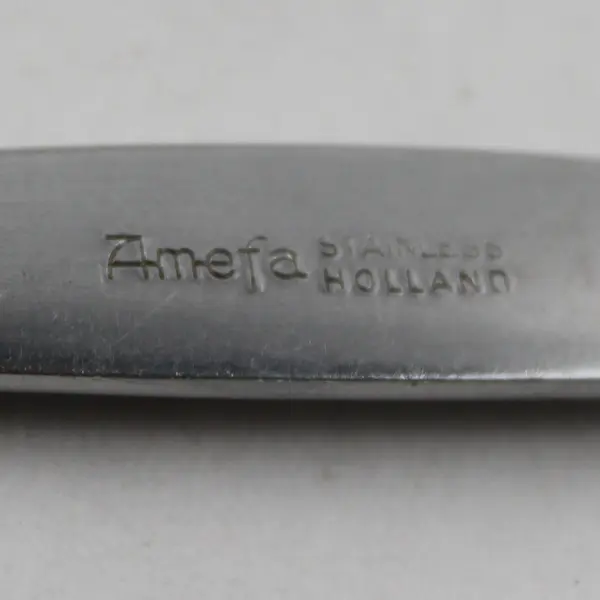 Set of 3 Amefa Royal Damask Stainless Steel Teaspoons