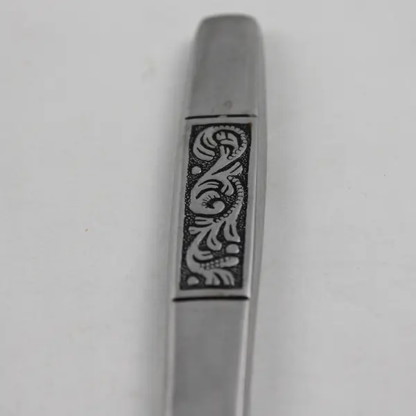 Set of 6 Amefa Royal Damask Stainless Steel Dinner Knives