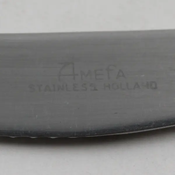 Set of 4 Amefa Royal Damask Stainless Steel Dinner Knives
