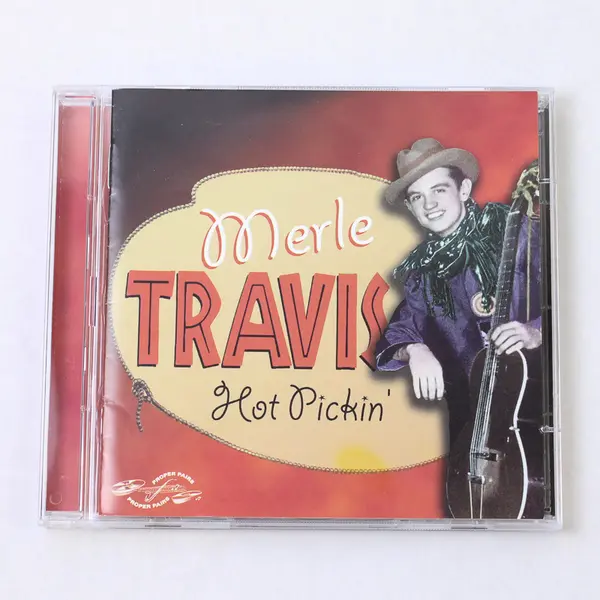 Merle Travis Hot Pickin' 2 CD With Case Proper Records 2003 UK