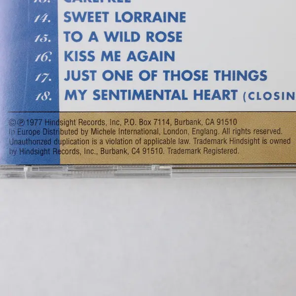 Carmen Cavallaro And His Orchestra My Sentimental Heart CD 1977