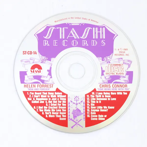 A Double Date with Helen Forrest & Chris Connor CD 1989 Stash Records