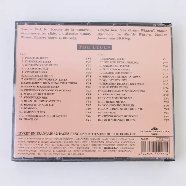 Tampa Red The Blues Slide Guitar Wizard, Chicago 1931-1946 2 CD 1997 France