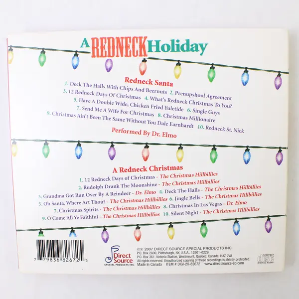 Dr. Elmo A Redneck Holiday 2 CD Set (Redneck Santa & Christmas) 2007