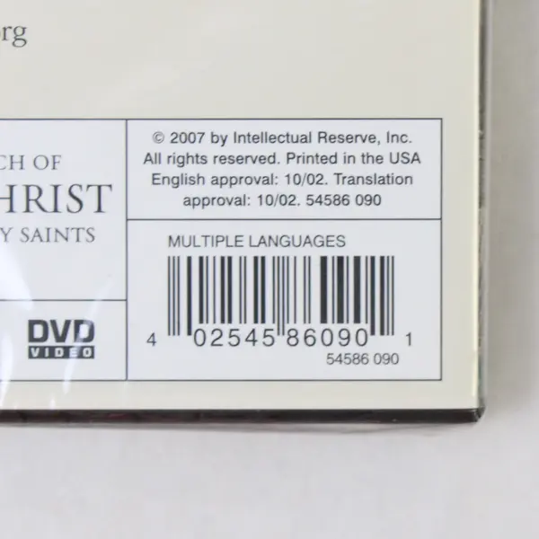 The Lamb of God DVD 2007 - Latter Day Saints -LDS Sealed