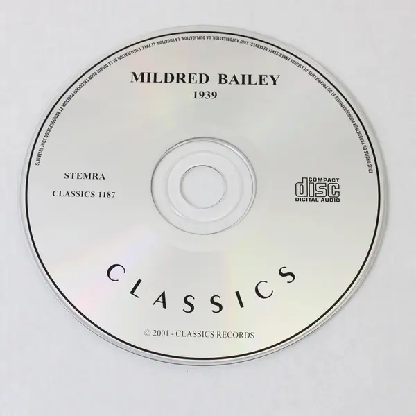 The Chronological Classics Mildred Bailey 1939 Various Artists 2001 CD France