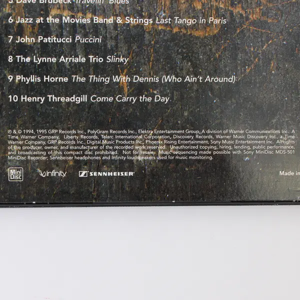 Jazziz On Disc Exclusive CD 10 Tracks by Various Artists June 1995