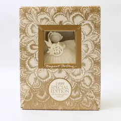 Margaret Furlong 1999 Hummingbird Angel Ornament 4" Broken Crown Needs Repair