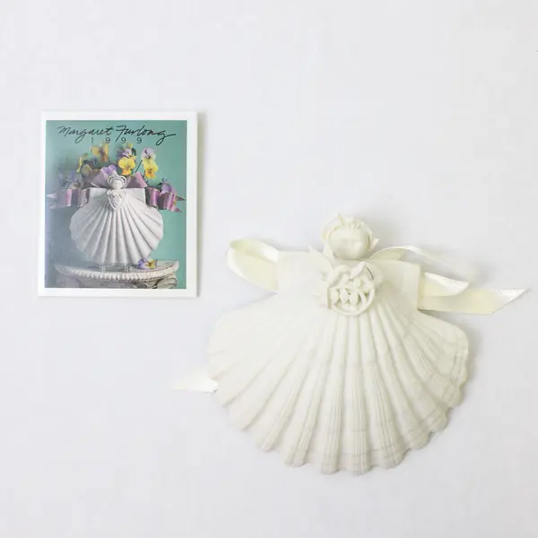 Margaret Furlong 1999 Hummingbird Angel Ornament 4" Broken Crown Needs Repair