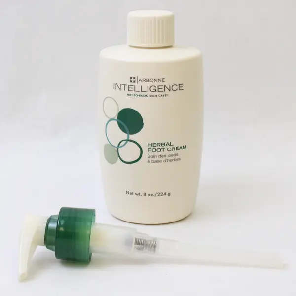 New Sealed Arbonne Intelligence Herbal Foot Cream 8 oz