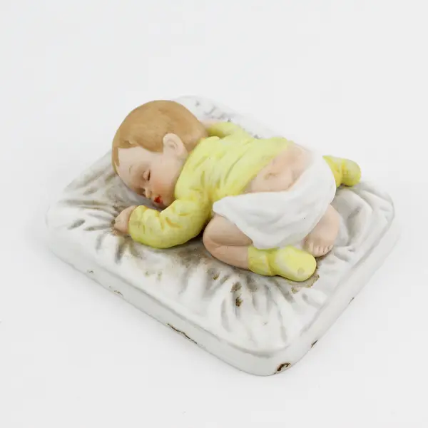 Roger J. Brown 1981 Sweet Dreams Porcelain Figurine The Family Album Collectible