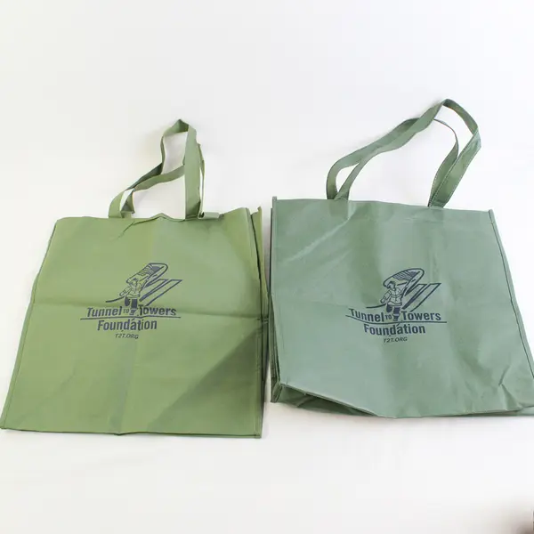 2 Home of The Free Because Of The Brave Reusable Shopping Bag Tunnel to Towers