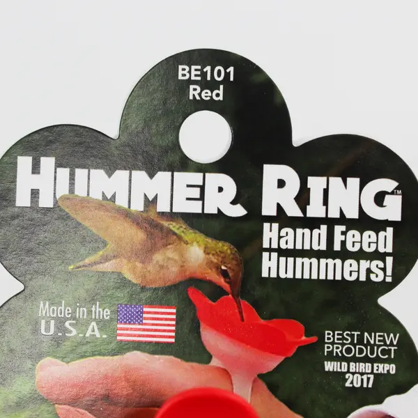 Hummer Ring Hummingbird Ring Feeder for Hand Feeding NEW