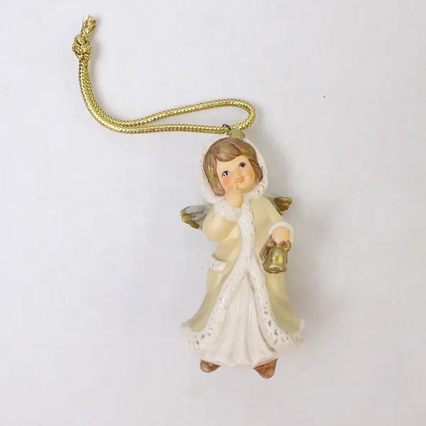 Goebel 1993 Annual Angel with Bell Ornament 18th Edition Figurine 3 inches
